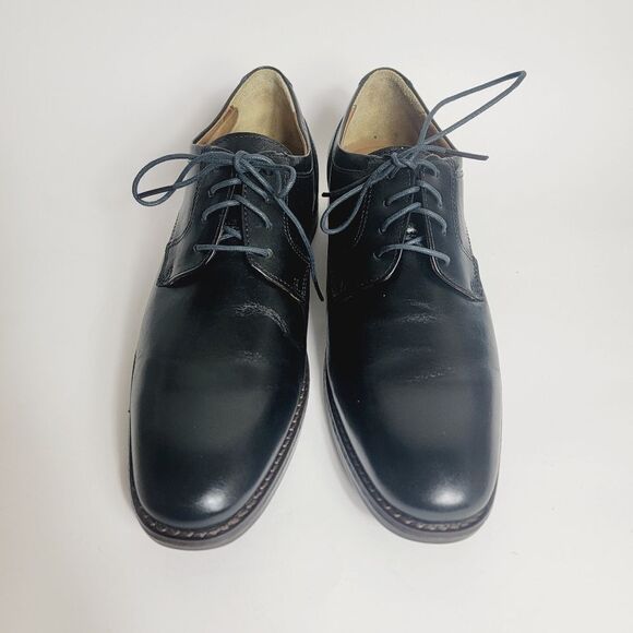 NEW Johnston & Murphy Mason Plain Toe Men\'s Black Leather Dress Shoes Size 8 main image 7